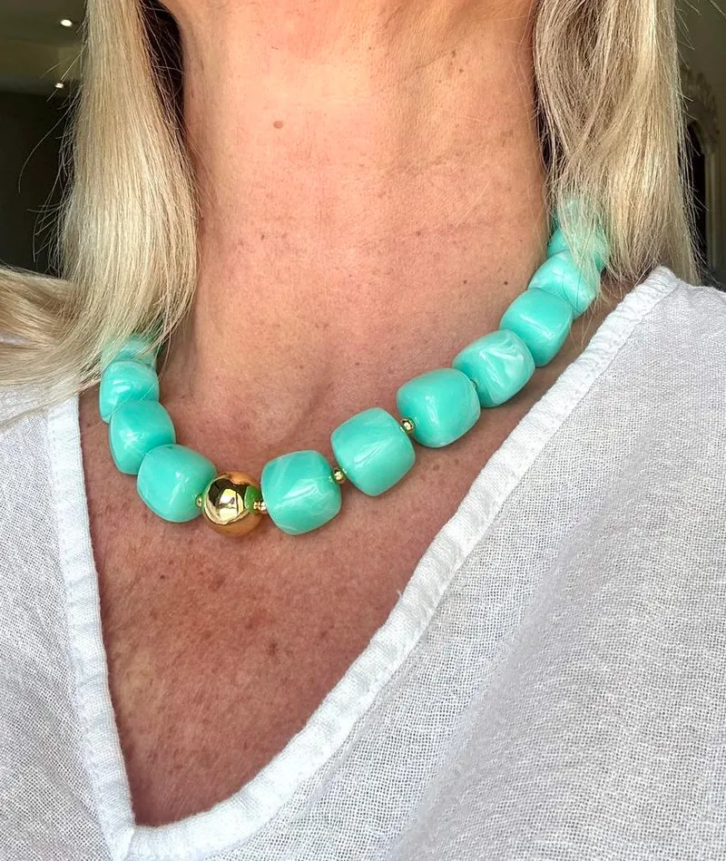 Collier Milan turquoise