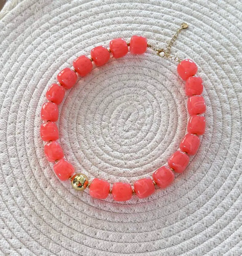 Collier Milan rose