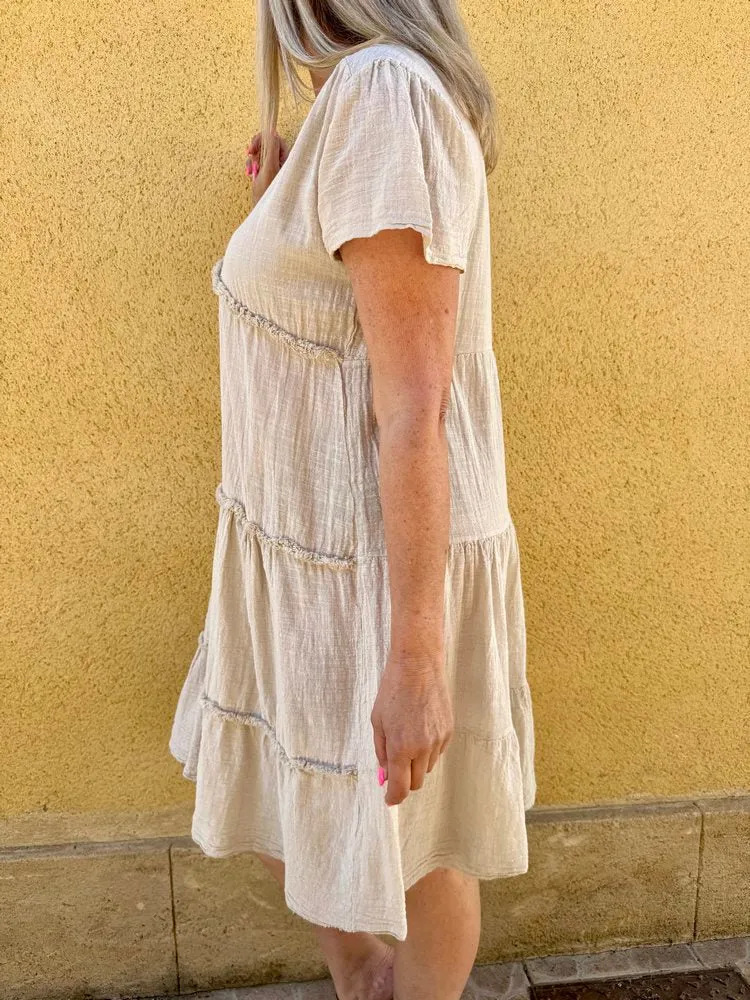 Robe Bohème Altéa beige