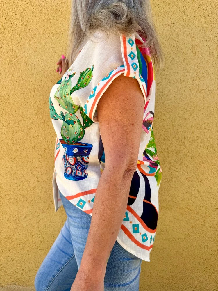 Chemise Eva Palmiers