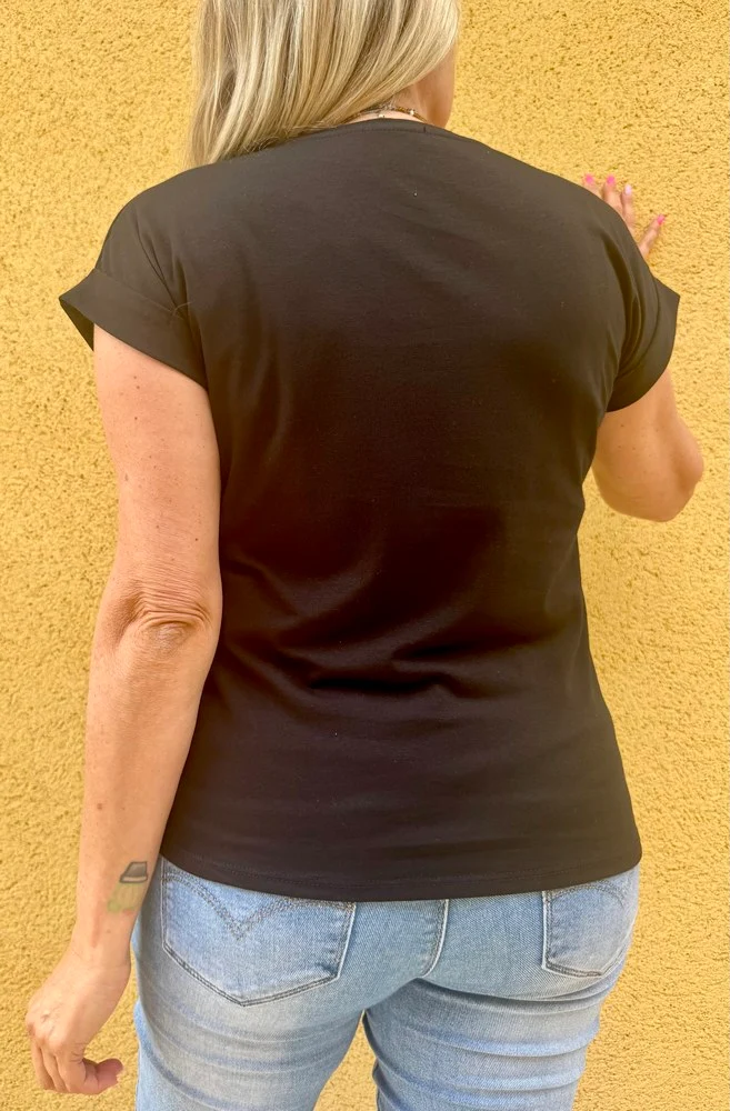 Teeshirt Alessio Iconic noir