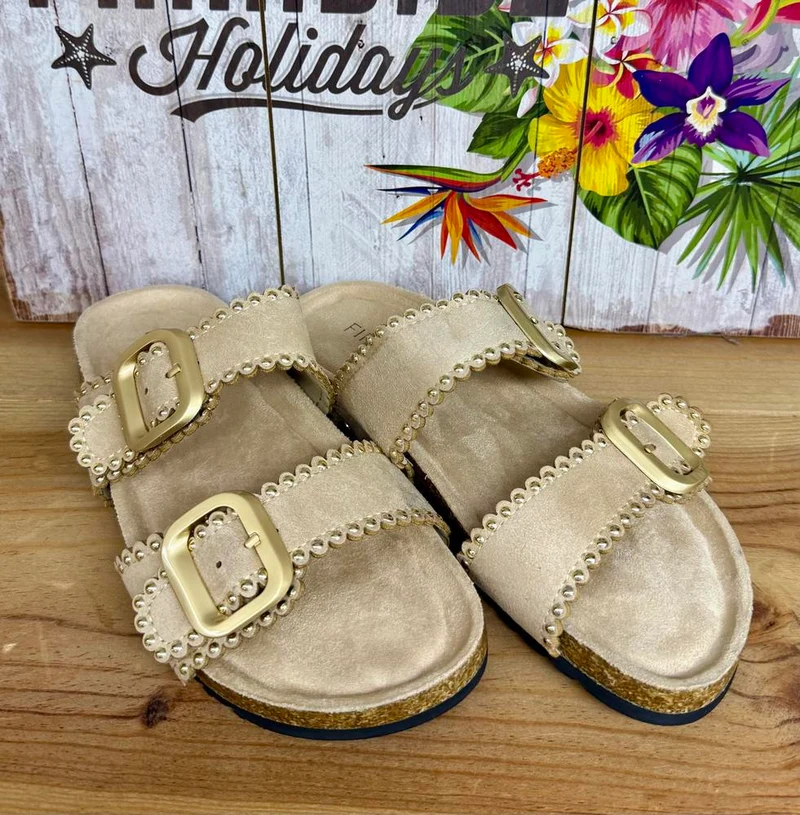 Sandales Jade beige