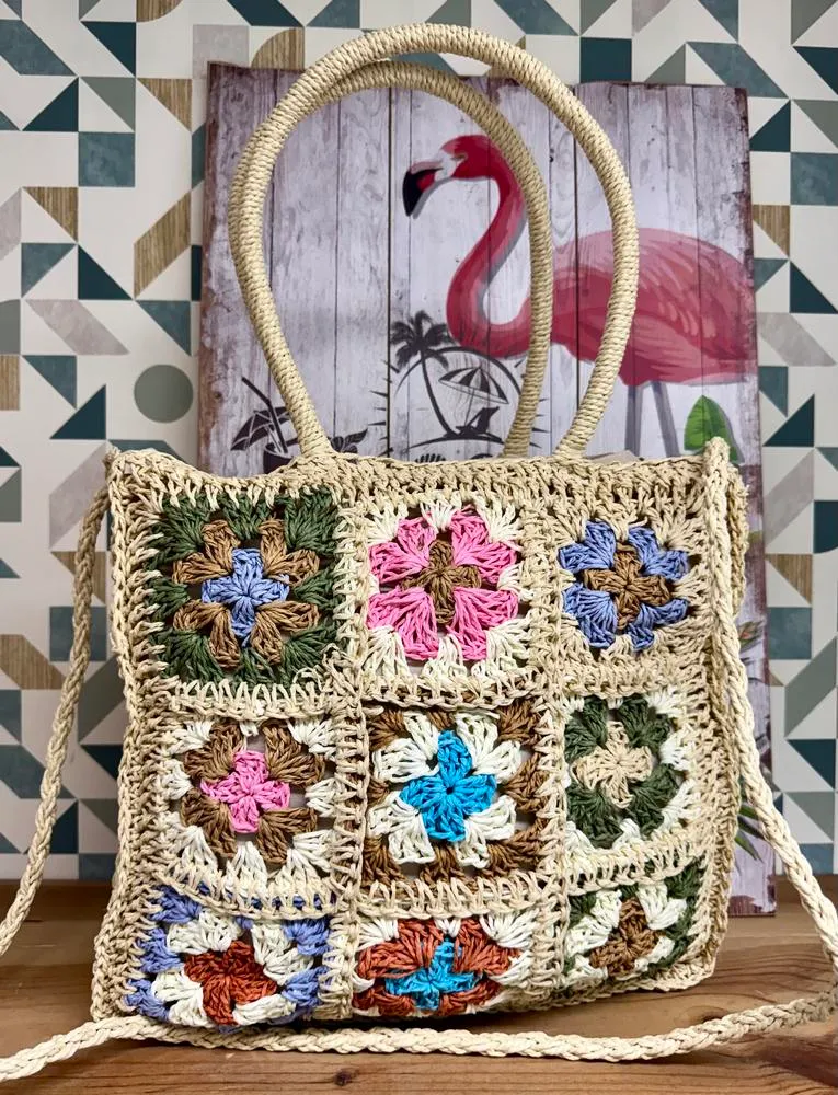 Sac en rafia Gabriel beige