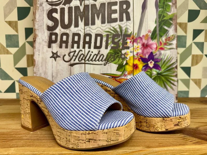Sandales Alice bleu jean