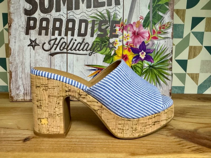 Sandales Alice bleu jean