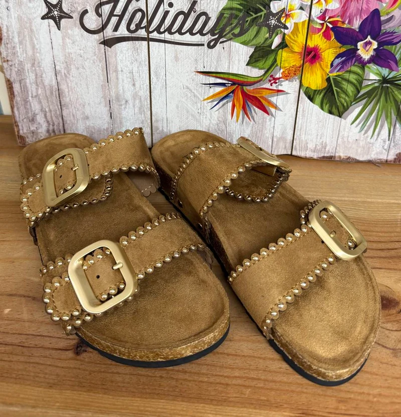 Sandales Jade taupe