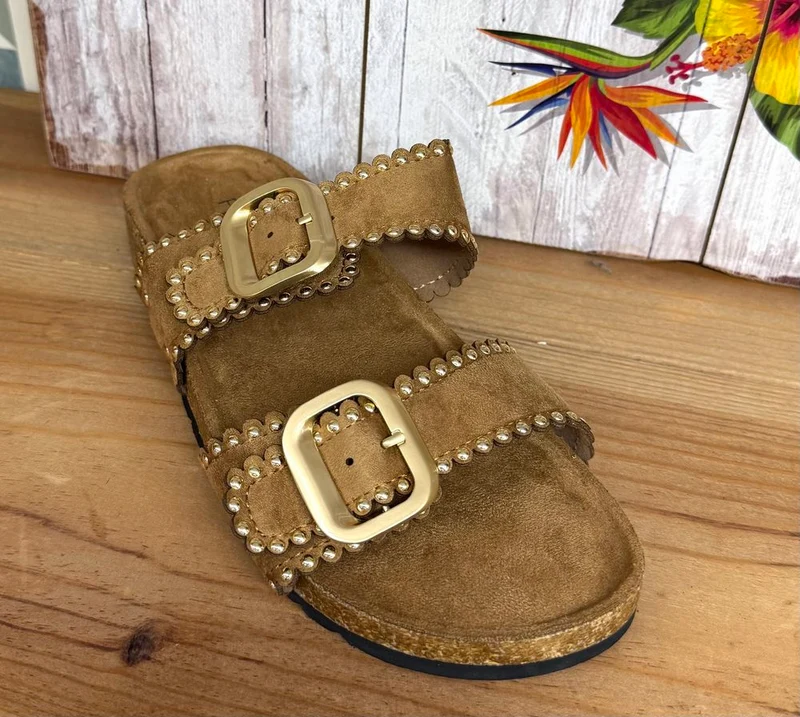Sandales Jade taupe