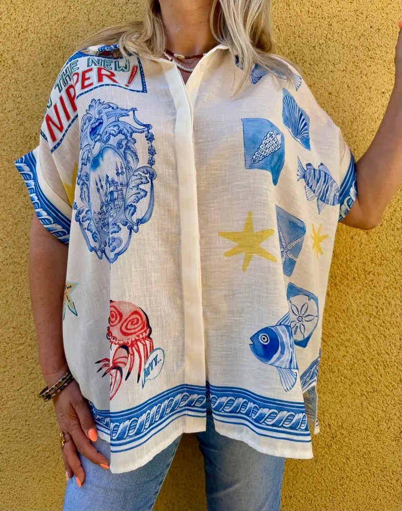 Chemise Alessia homard