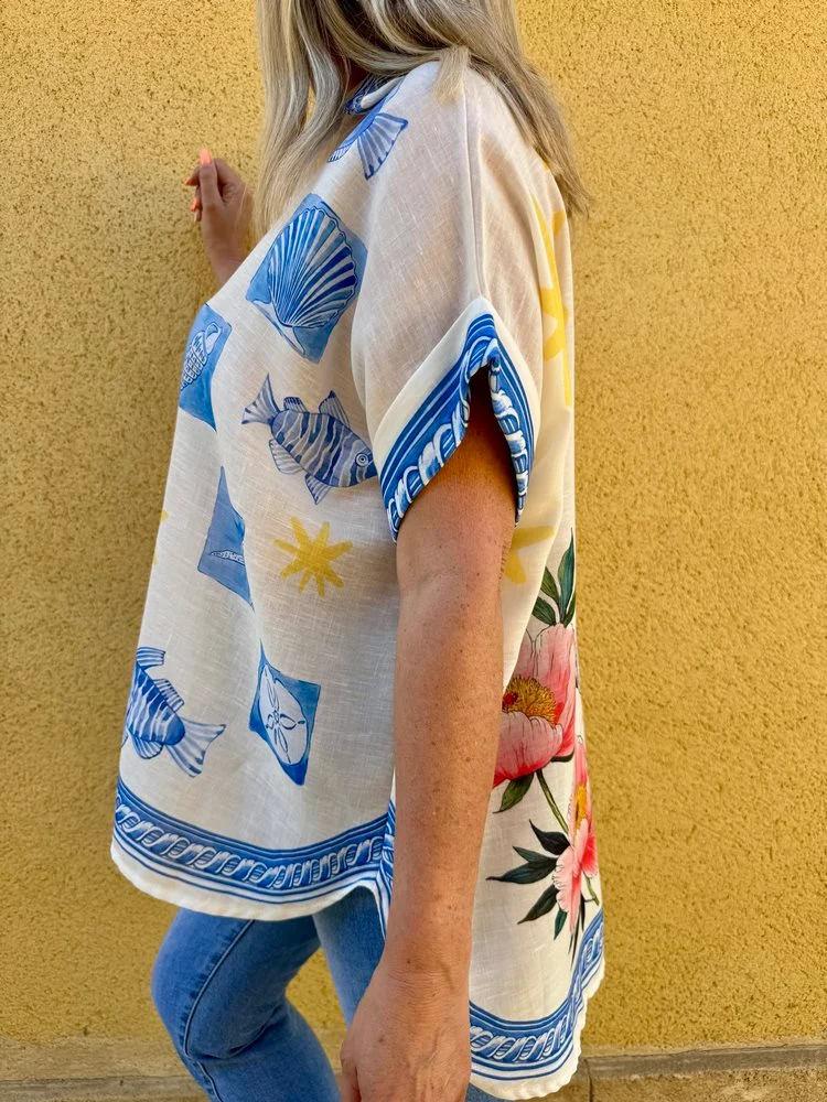 Chemise Alessia homard