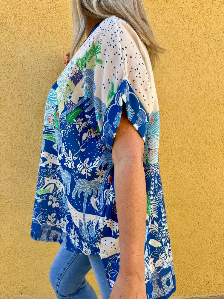 Chemise Alessia océan