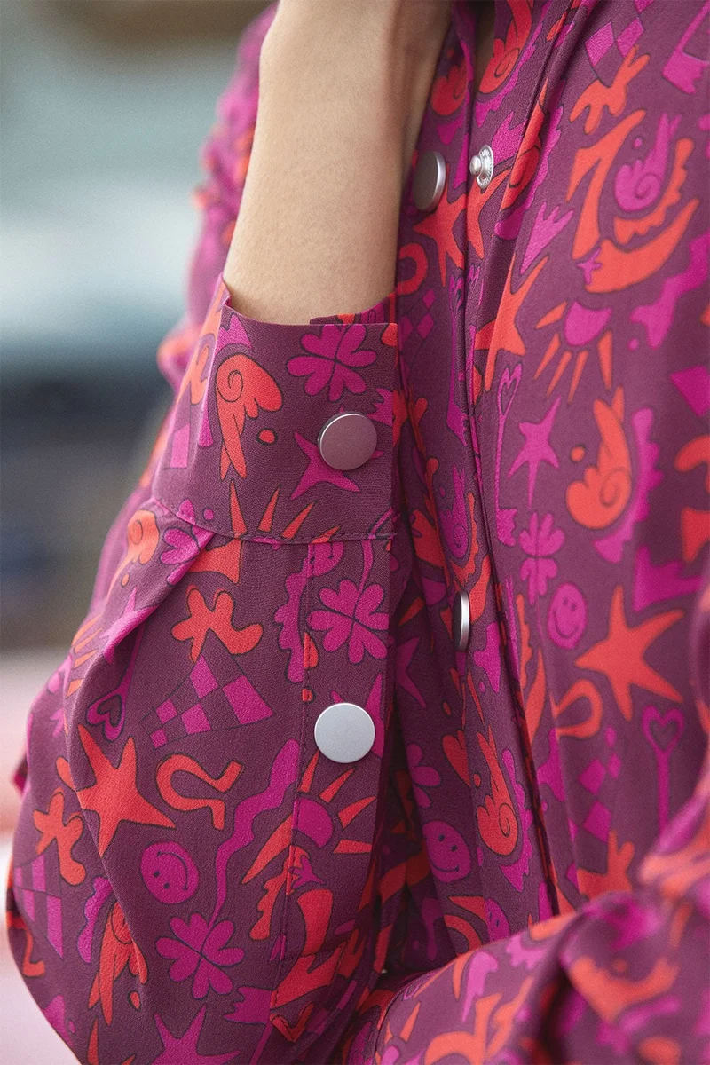 Robe Imprévisible en soie Grigri