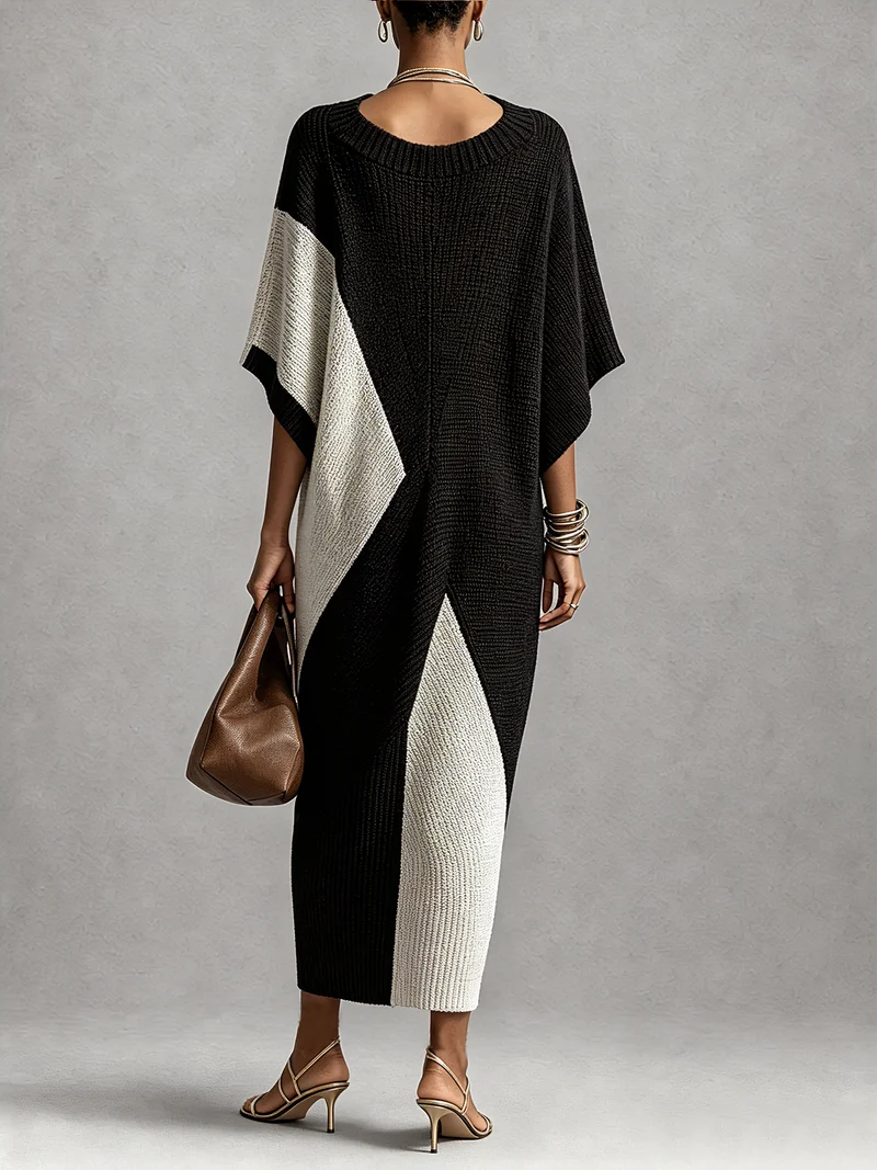 Véra | Ebony and Ivory Dress