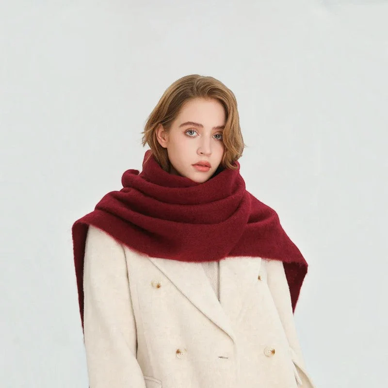 Écharpe femme enveloppante à motif tissé