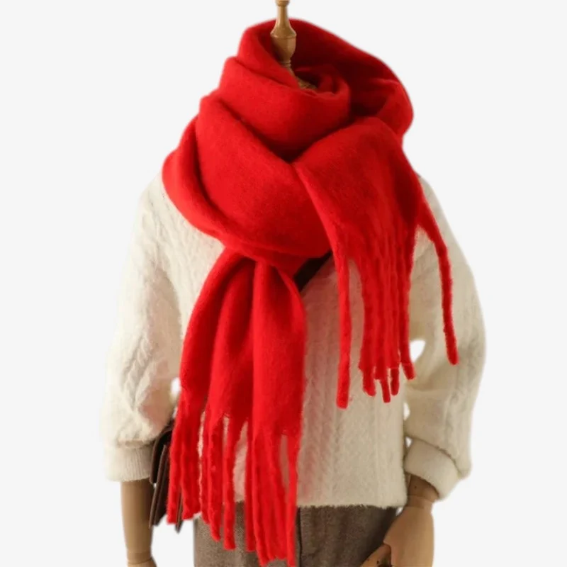 Écharpe femme enveloppante à motif tissé