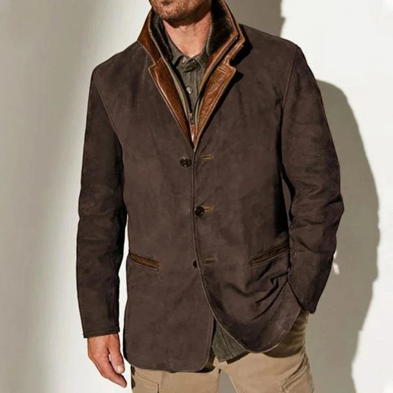Veste homme à col revers