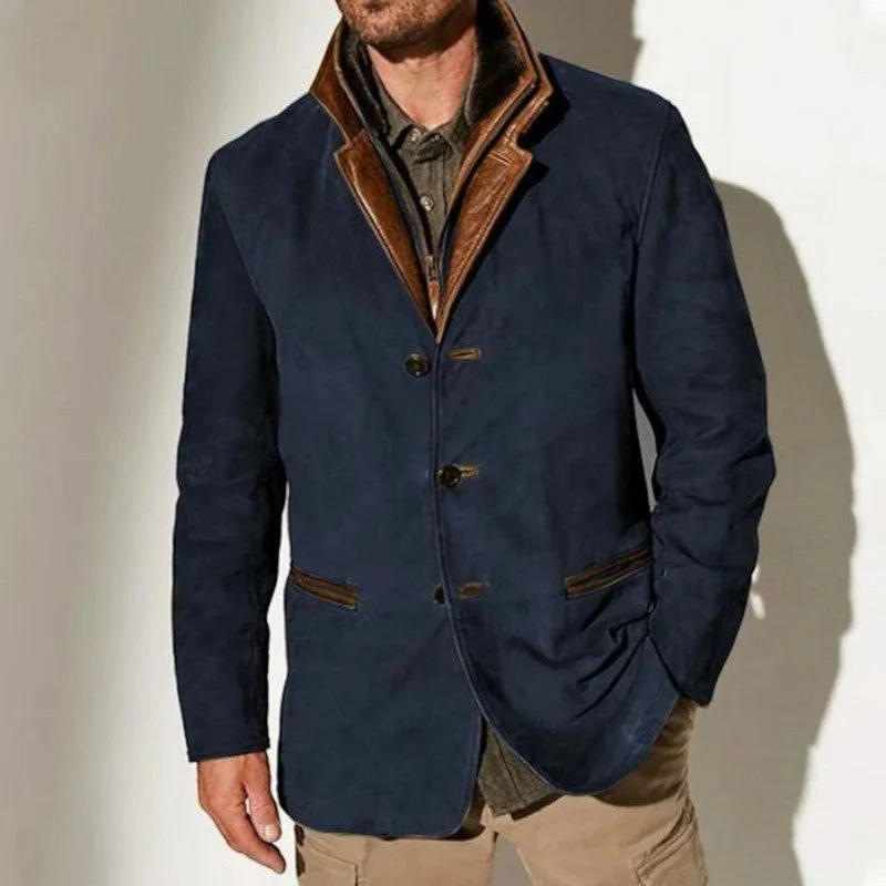 Veste homme à col revers