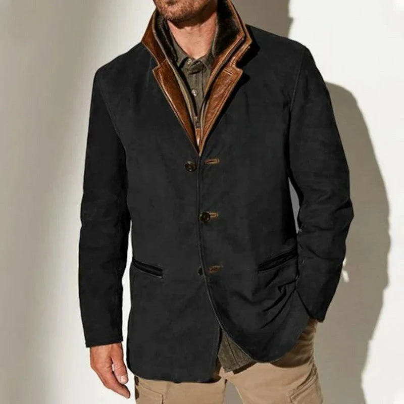 Veste homme à col revers