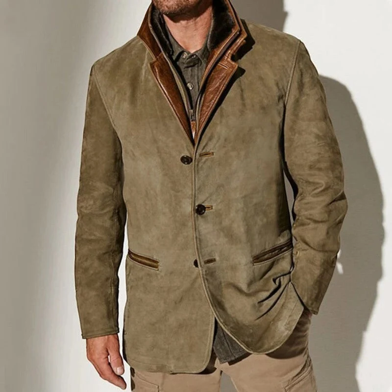 Veste homme à col revers
