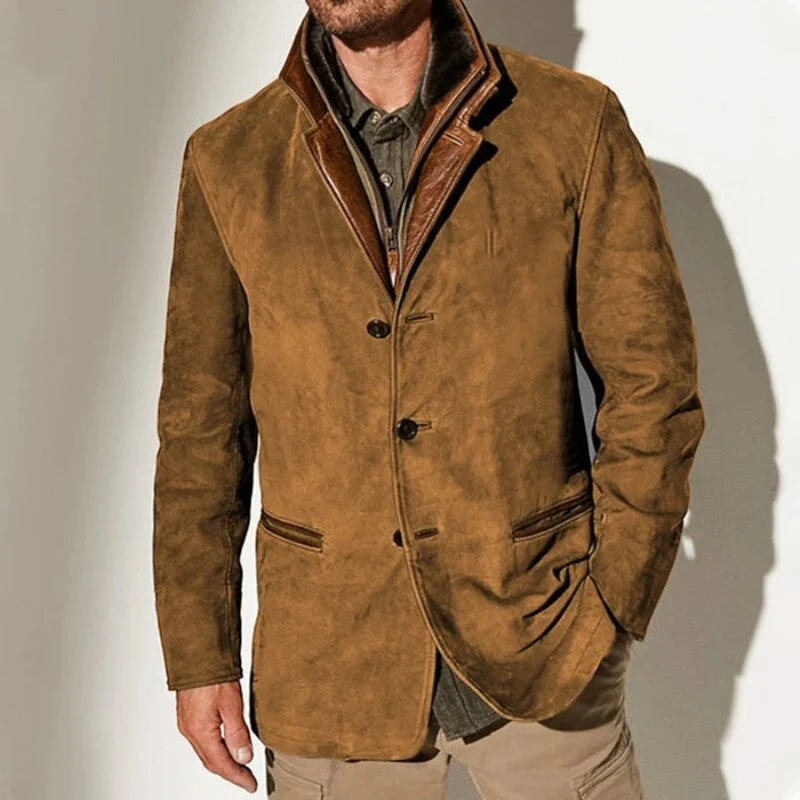 Veste homme à col revers
