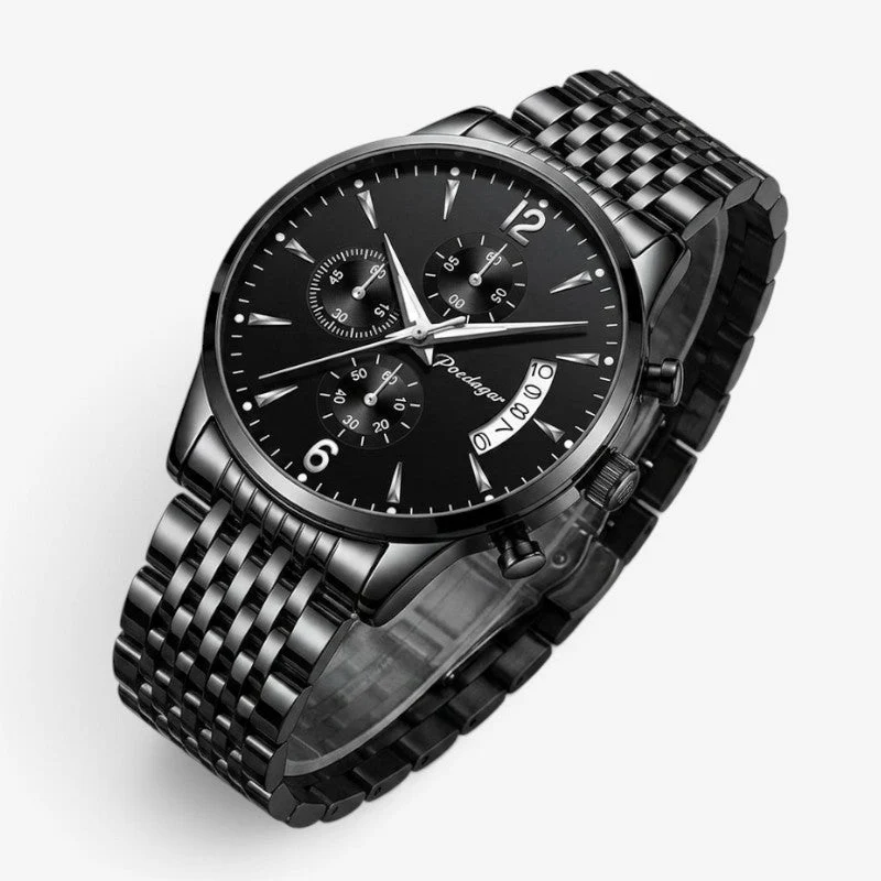 Montre homme élégante et multifonction avec chronographe