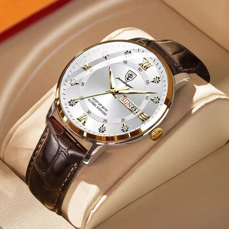 Montre bicolore à chiffres romains