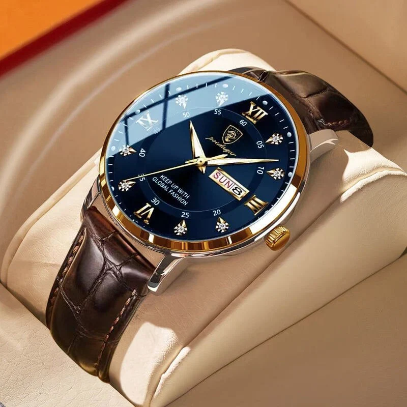 Montre bicolore à chiffres romains