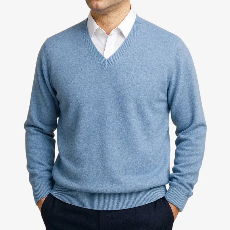 Pull Homme Manches Longues à Col V