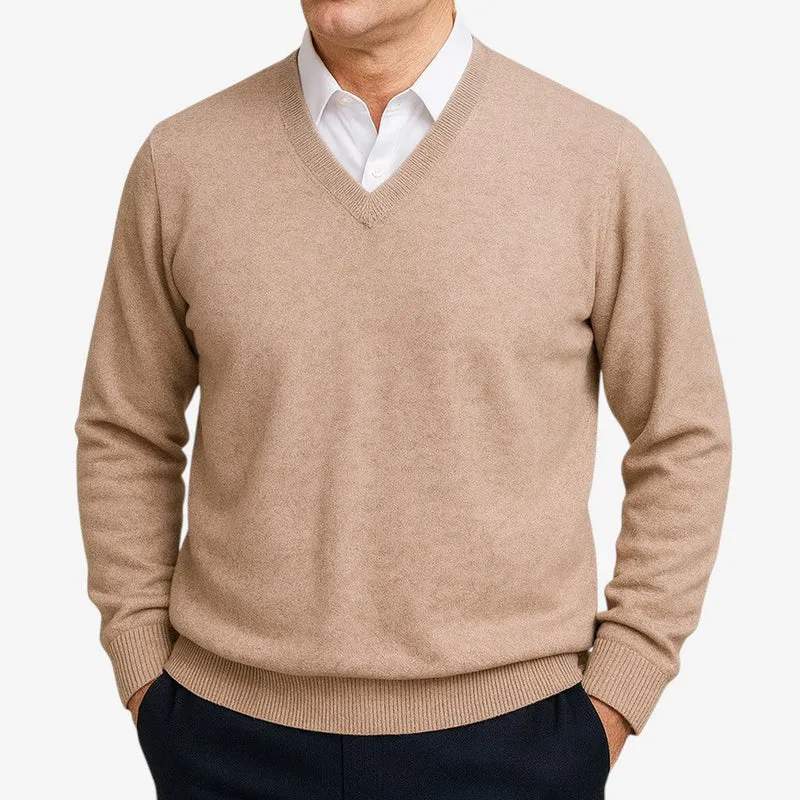 Pull Homme Manches Longues à Col V