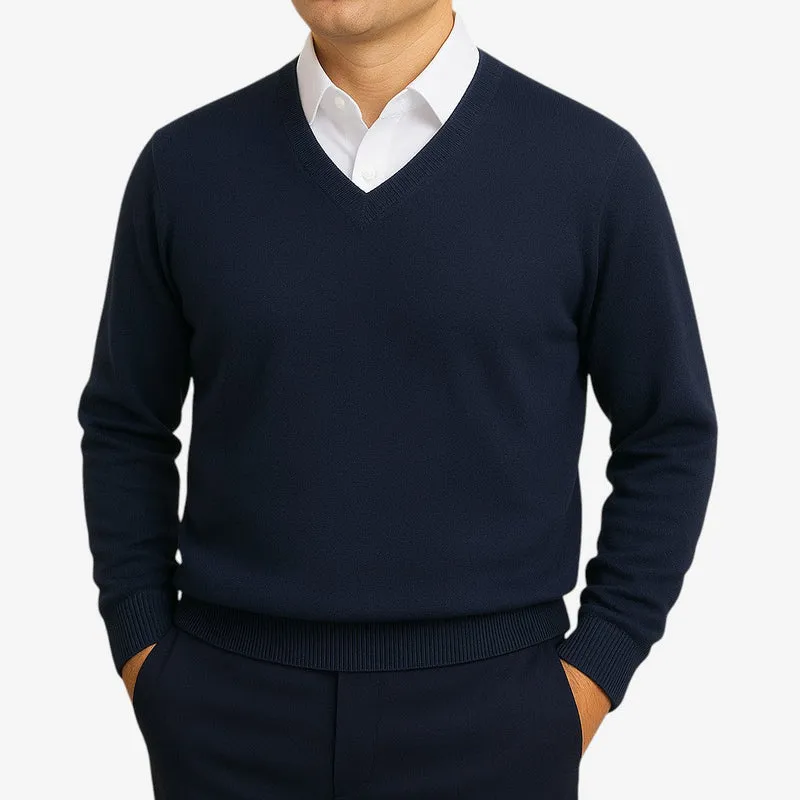 Pull Homme Manches Longues à Col V