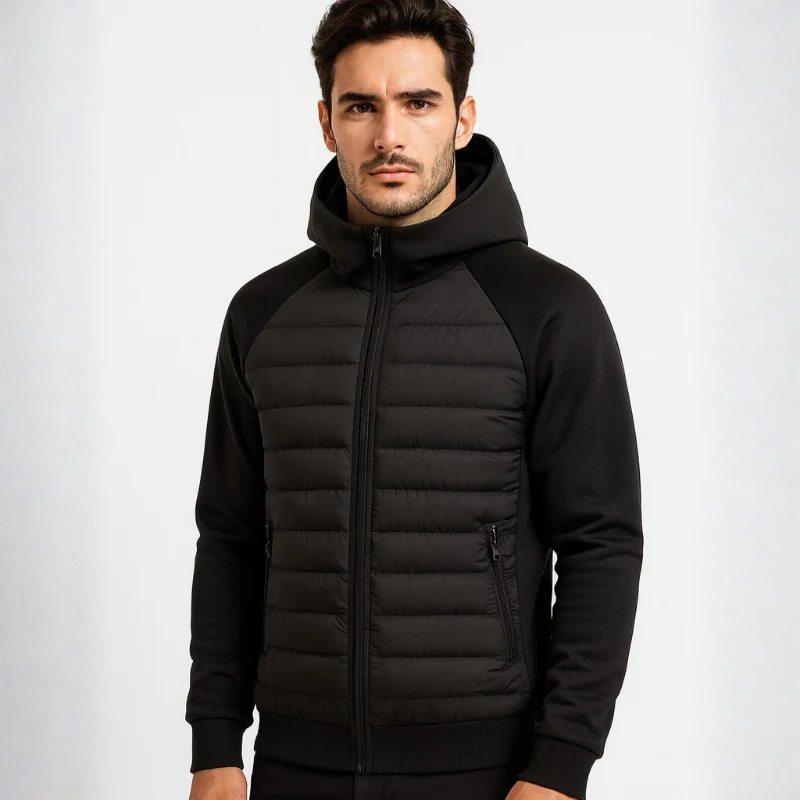 Veste Capuche et Fermeture Éclair