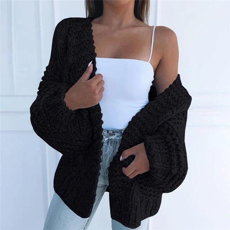 Cardigan Femme Col V Manches Longues