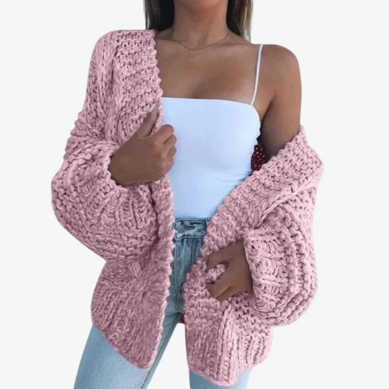 Cardigan Femme Col V Manches Longues