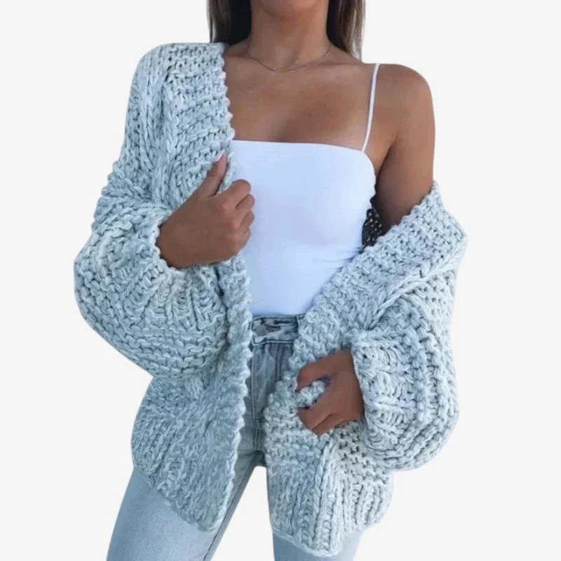 Cardigan Femme Col V Manches Longues