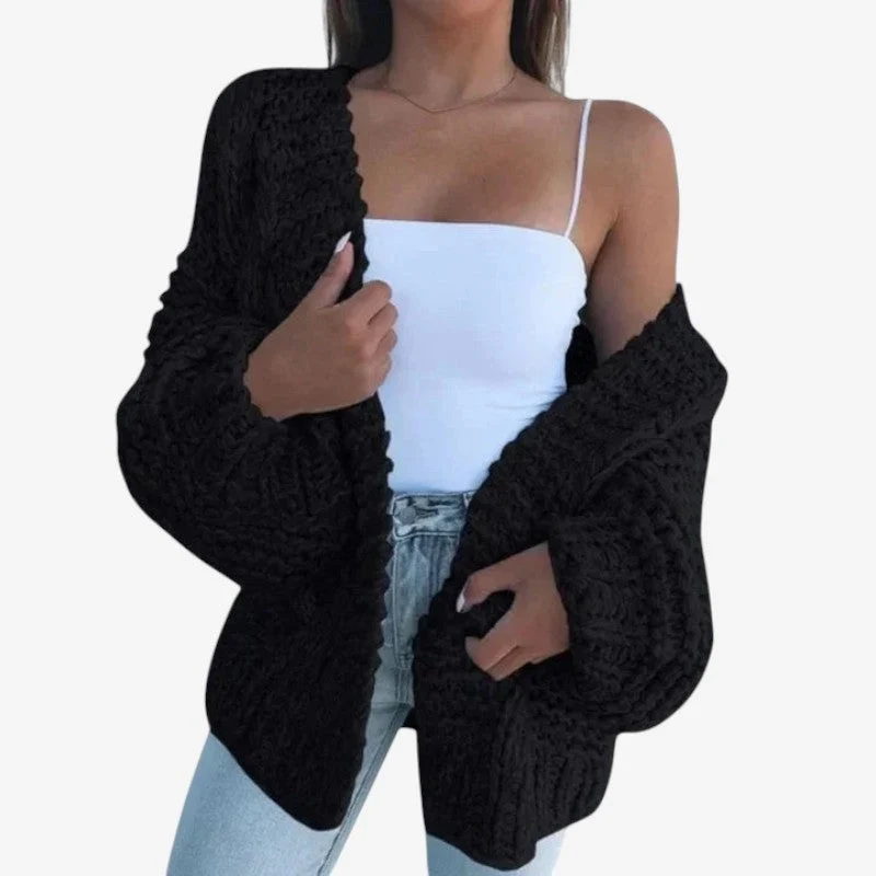 Cardigan Femme Col V Manches Longues