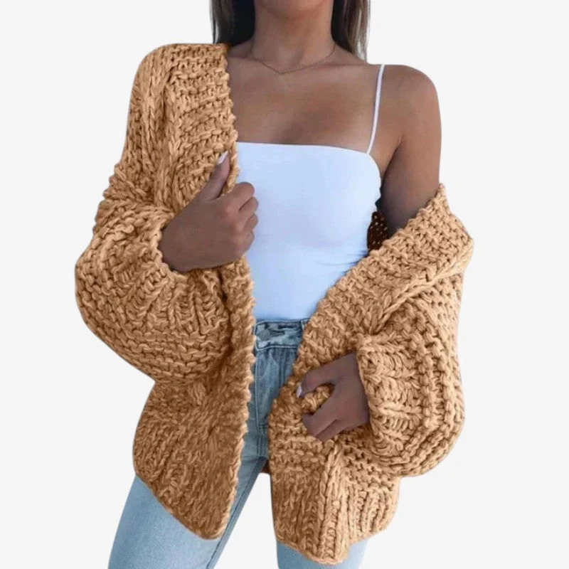 Cardigan Femme Col V Manches Longues