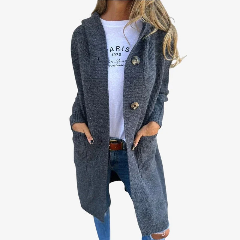 Cardigan Femme Long Manches Longues