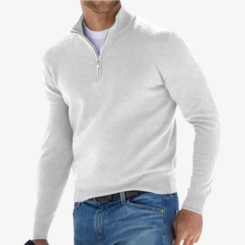 Pull Homme Col Haut avec Zip