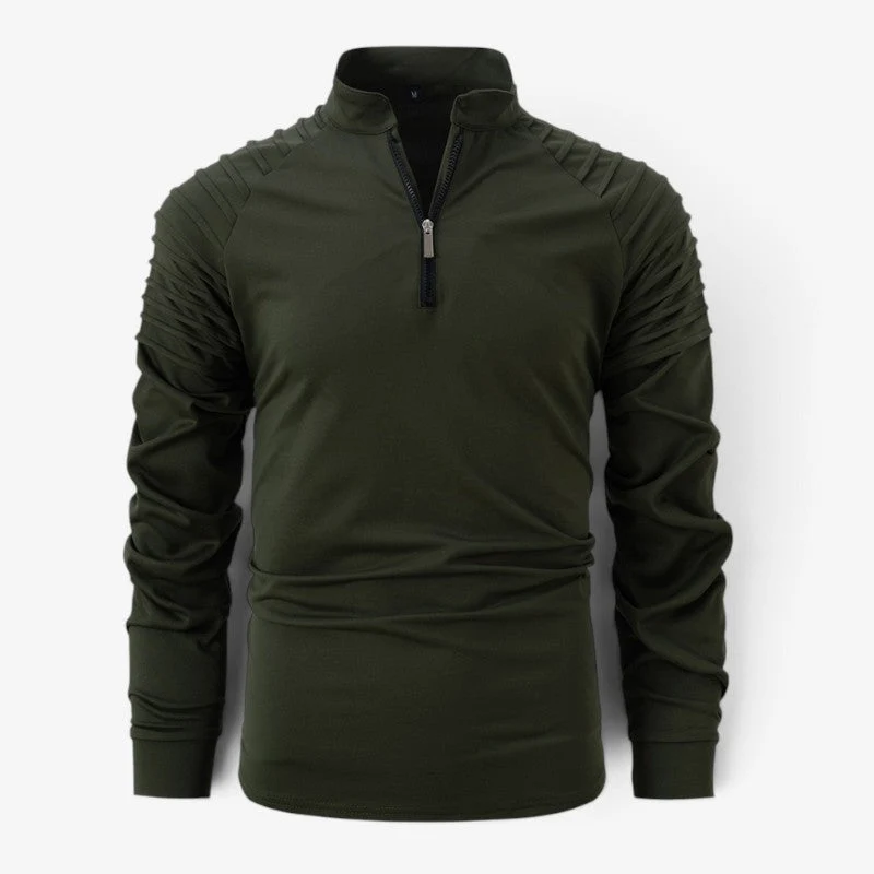 Pull Homme Col Haut à Zip
