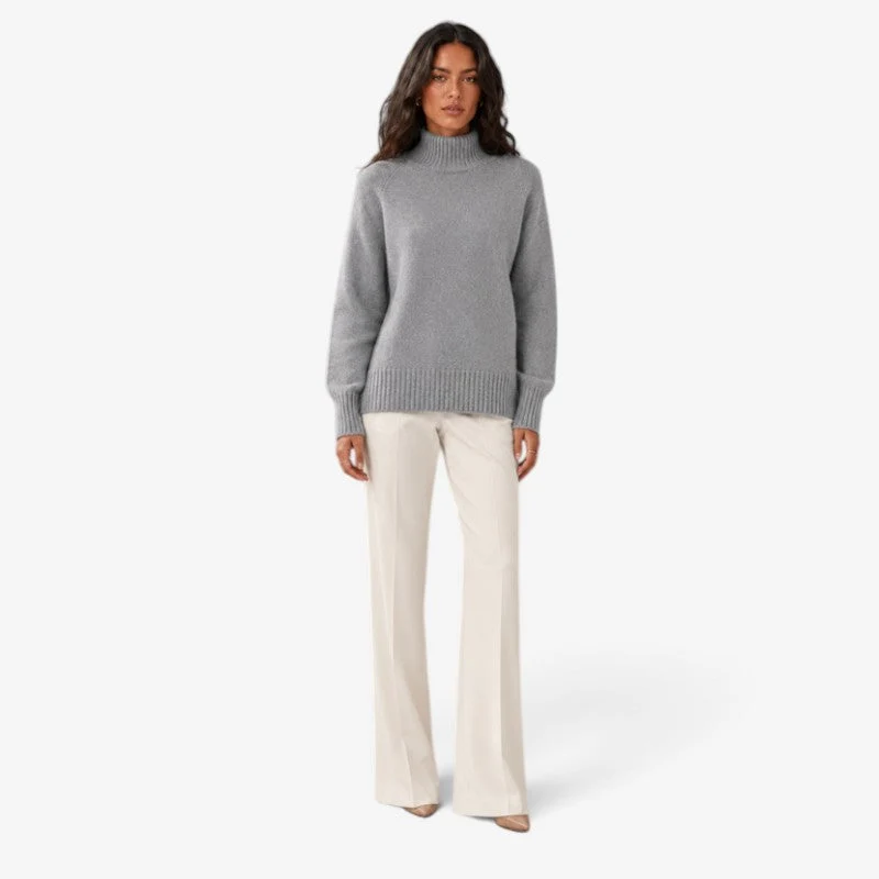 Pull Femme Col Haut Oversize Confortable