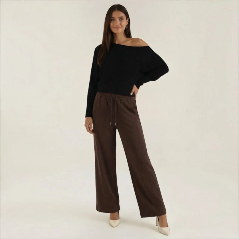Pull Femme à Scollo Asymétrique