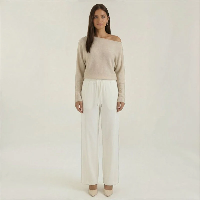 Pull Femme à Scollo Asymétrique