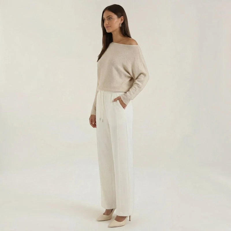 Pull Femme à Scollo Asymétrique