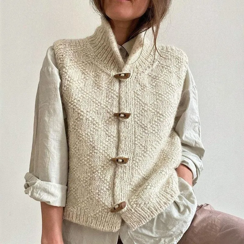 Gilet femmes Sans Manches à Col Haut