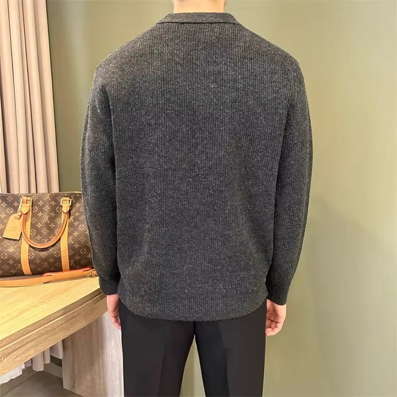 Pull Homme Col Polo à Boutons