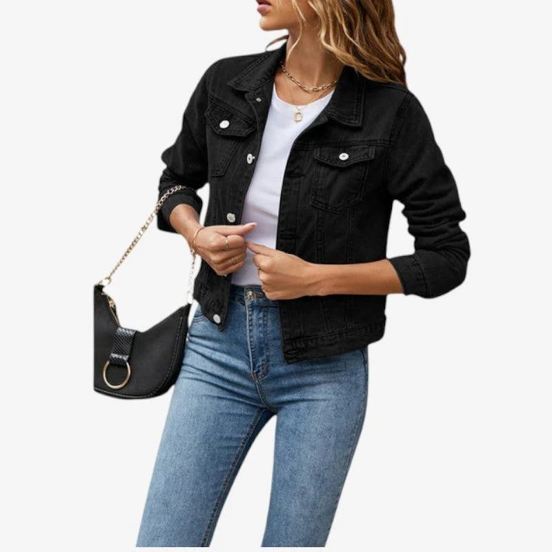 Veste en Jean Femme Ajustée