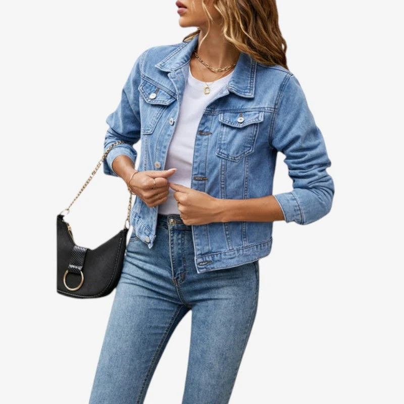Veste en Jean Femme Ajustée