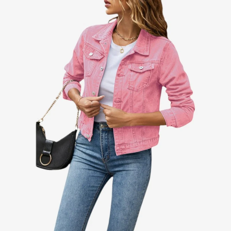 Veste en Jean Femme Ajustée