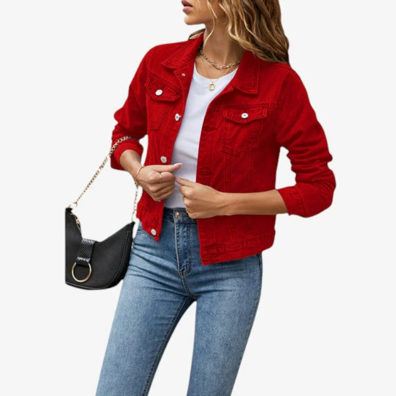 Veste en Jean Femme Ajustée