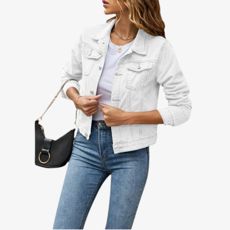 Veste en Jean Femme Ajustée