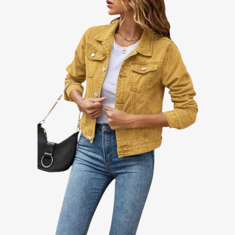 Veste en Jean Femme Ajustée